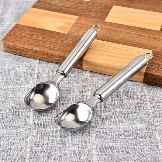 Stainless steel ice cream spoon