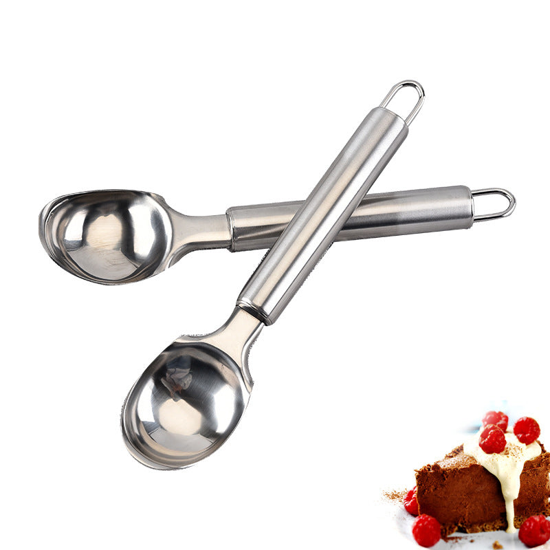 Stainless steel ice cream spoon