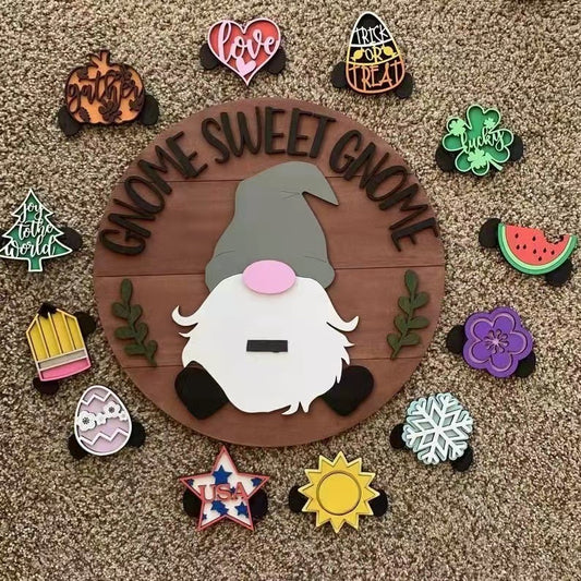 Home Creative Wooden Welcome Doorplate