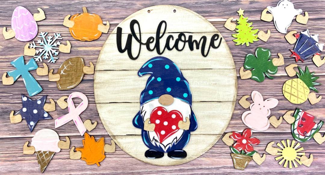 Home Creative Wooden Welcome Doorplate