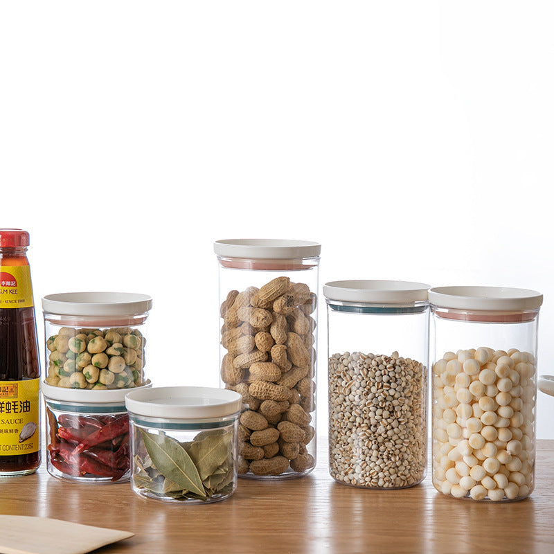 Japanese Style Stackable Grain Storage Jar Kitchen