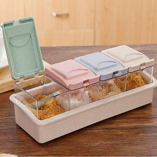 Kitchen Seasoning Salt Shaker Seasoning Jar Seasoning Box