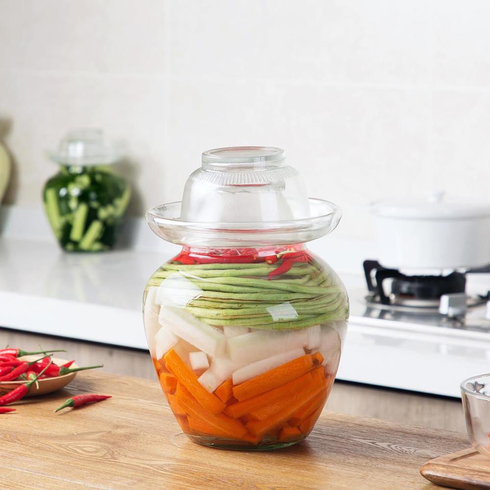 Thickened Pickle Tank Kitchen Pickle Tank Large Glass Bottle