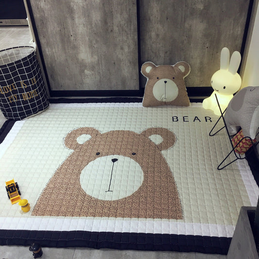 INS Nordic cute cartoon household mat