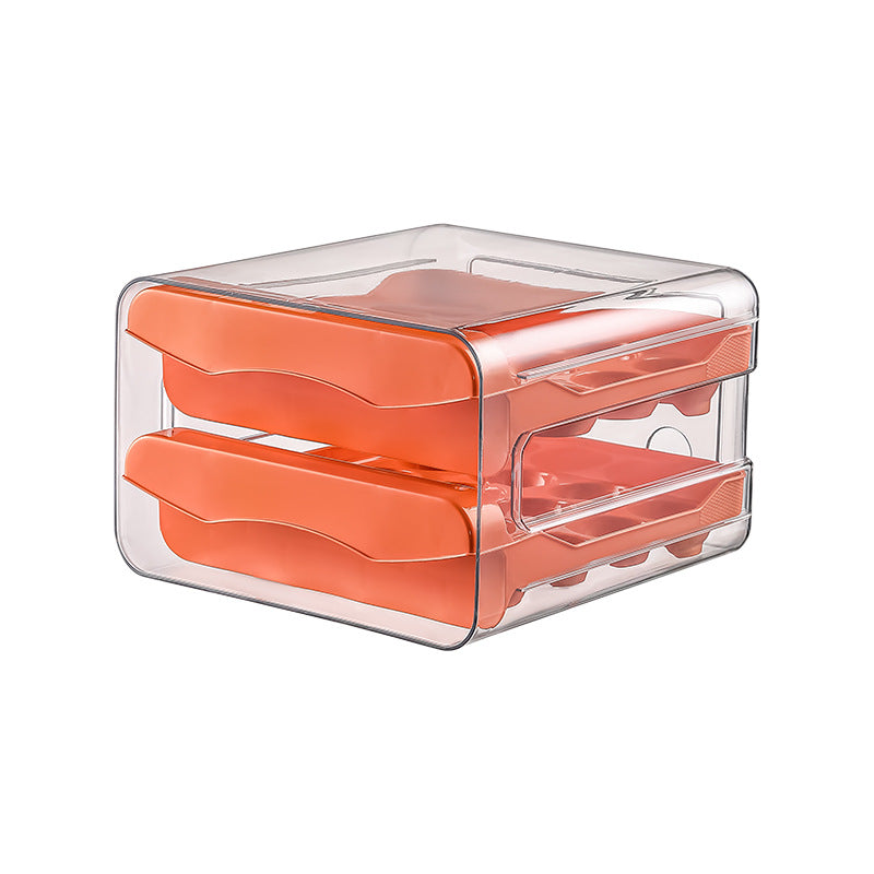 Double Layered Stackable Kitchen Egg Box