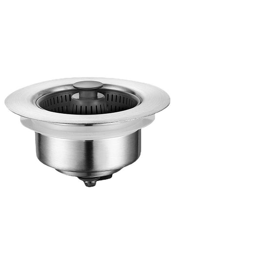 Stainless Steel Kitchen Sink Bounce Core Drain Cap Filter Net