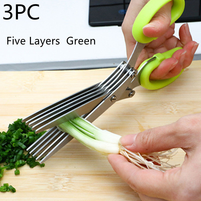 Kitchen Household Stainless Steel Multifunctional Food Scissors