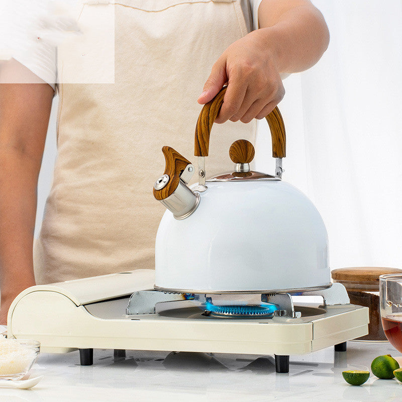 European Style Kitchen Kettle White Folding
