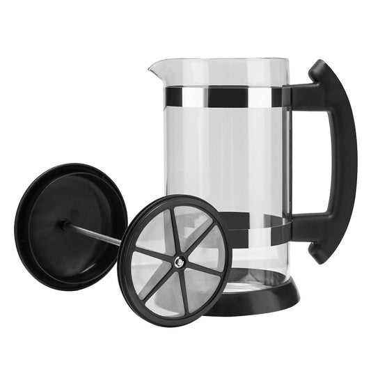 Press Filter Type Glass Coffee Pot