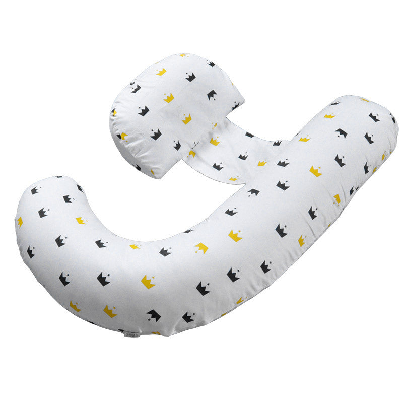 Multifunctional Pregnant Women's Waist Protector Side Sleeping F Type Pillow