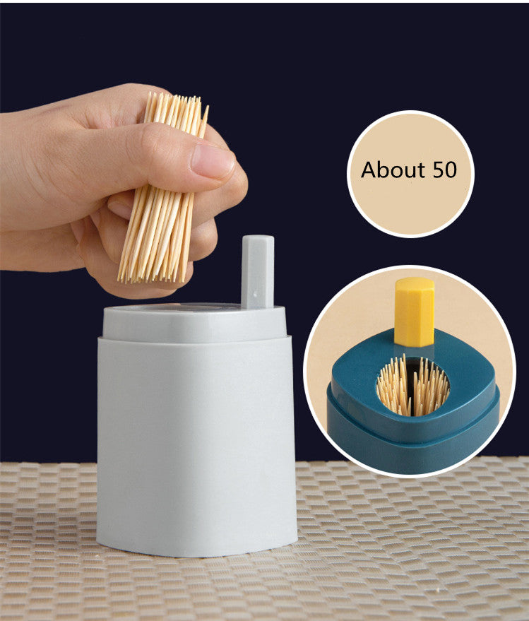 Press-type Creative Automatic Pop-up Toothpick Bucket