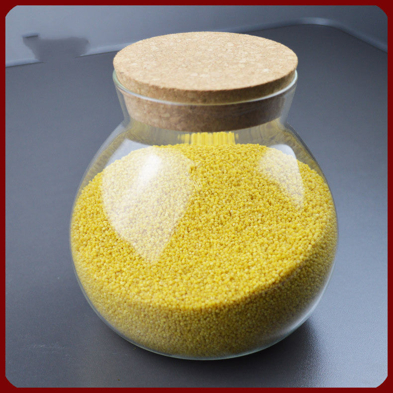 Kitchen Heat-Resistant Transparent High Borosilicate Glass Sealed Jar
