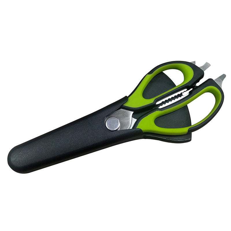 2-In-1 Multifunctional Stainless Steel Kitchen Scissors