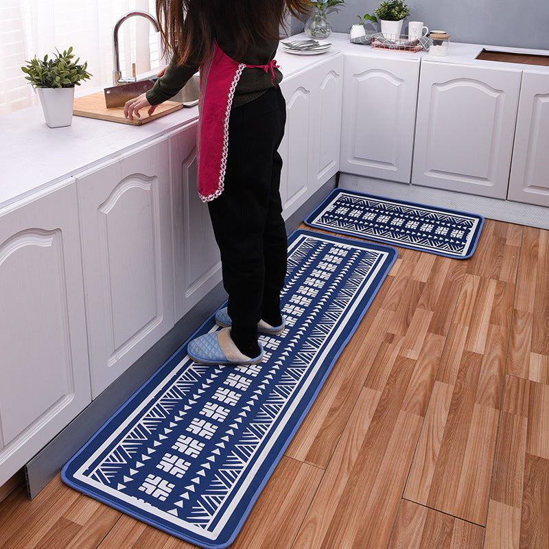 Rectangular Cartoon Kitchen Carpet Floor Mat