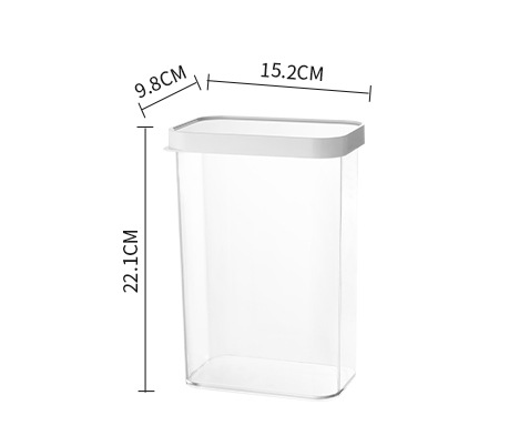 Transparent Plastic With Lid Can Be Combined To Stack Food Storage Tank