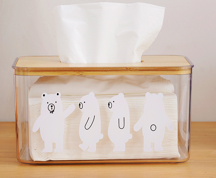 Desktop Tissue Box Household
