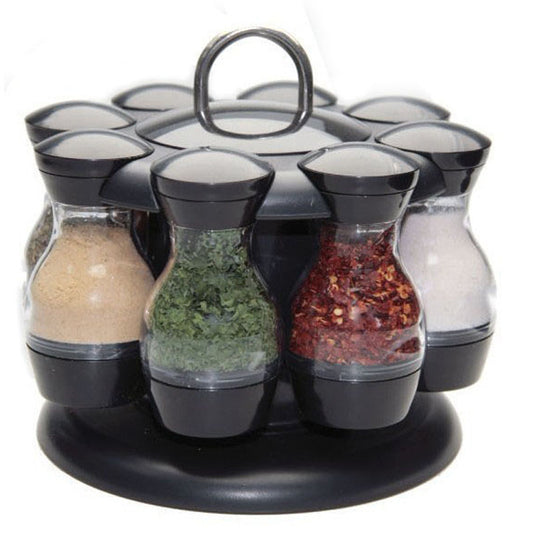 Double-layer Rotating Spice Rack For Household Kitchen