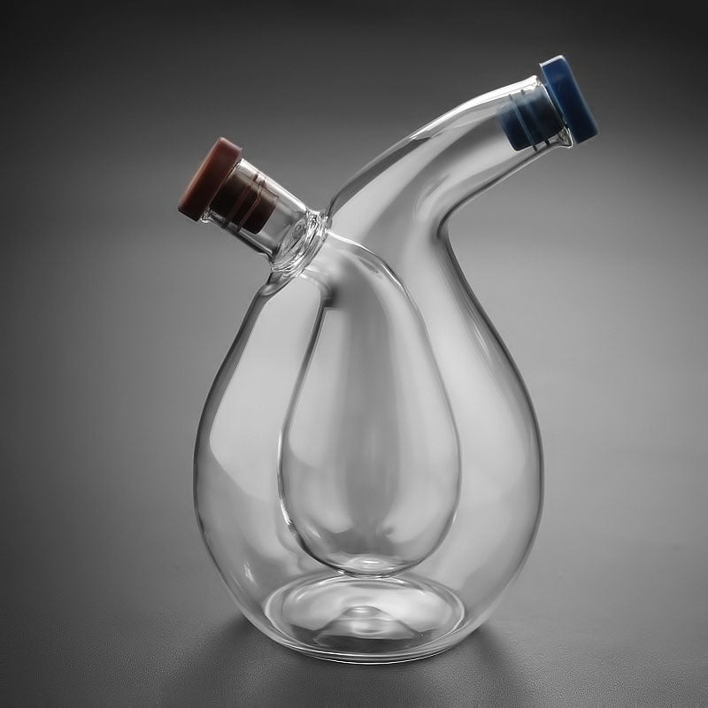 High temperature resistant glass kitchen oil-water separator