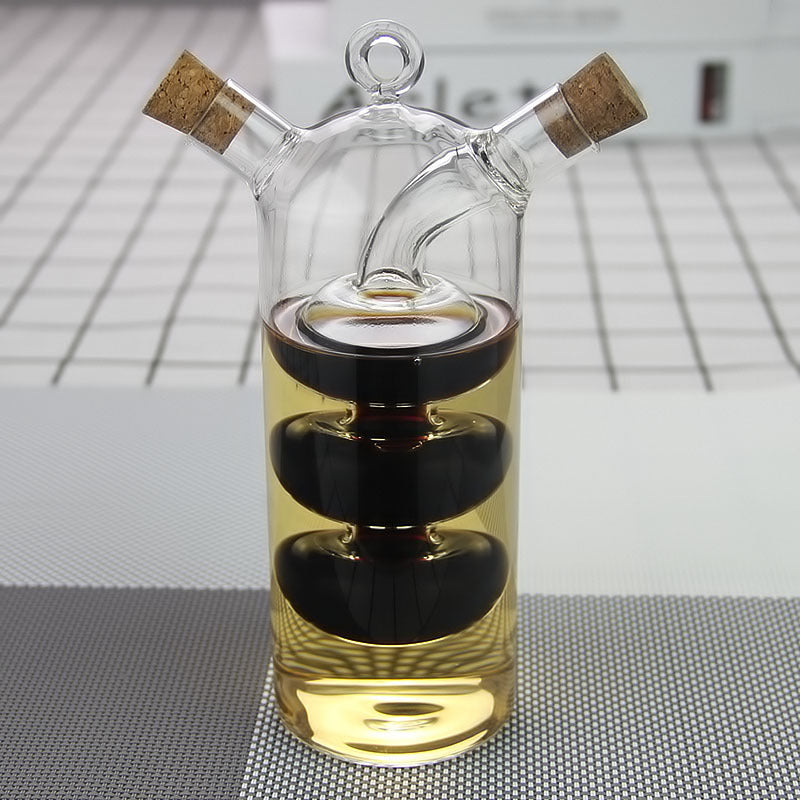 High temperature resistant glass kitchen oil-water separator