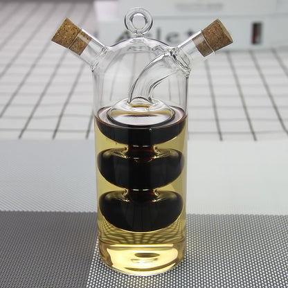 High temperature resistant glass kitchen oil-water separator