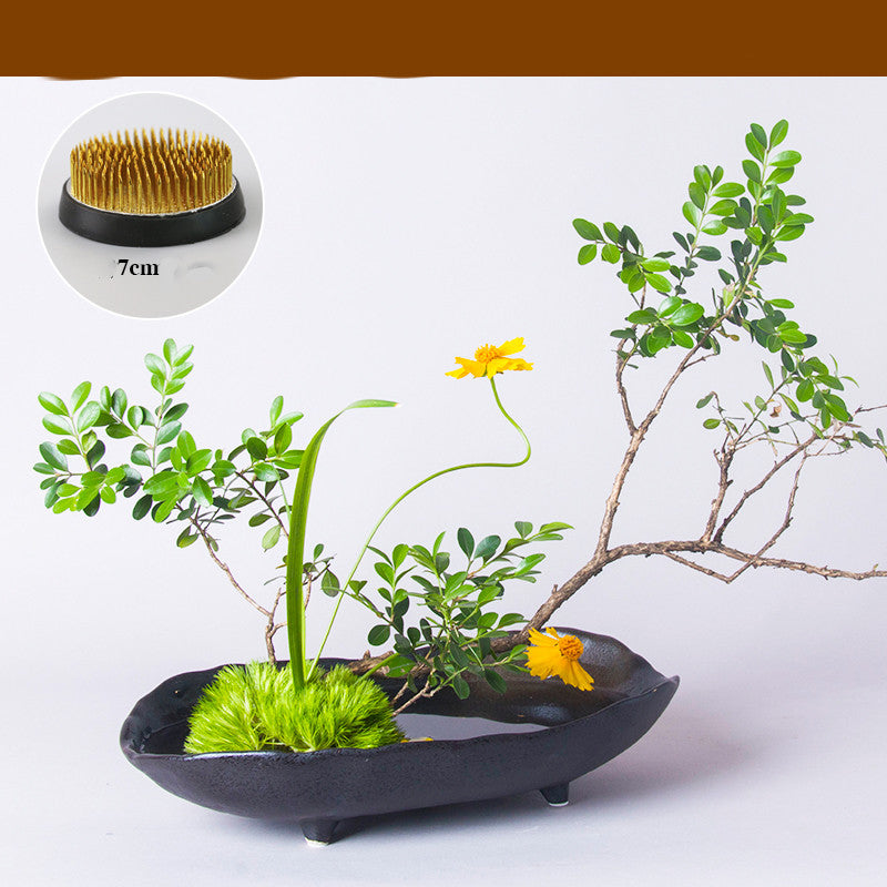 Household Jianshan Rectangular Ceramic Flower Plate