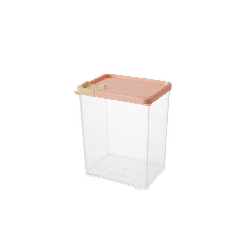 Plastic transparent storage box for kitchen storage
