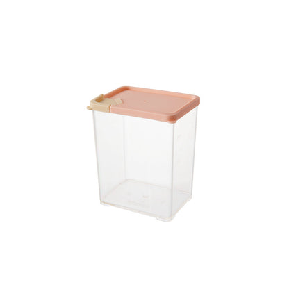 Plastic transparent storage box for kitchen storage