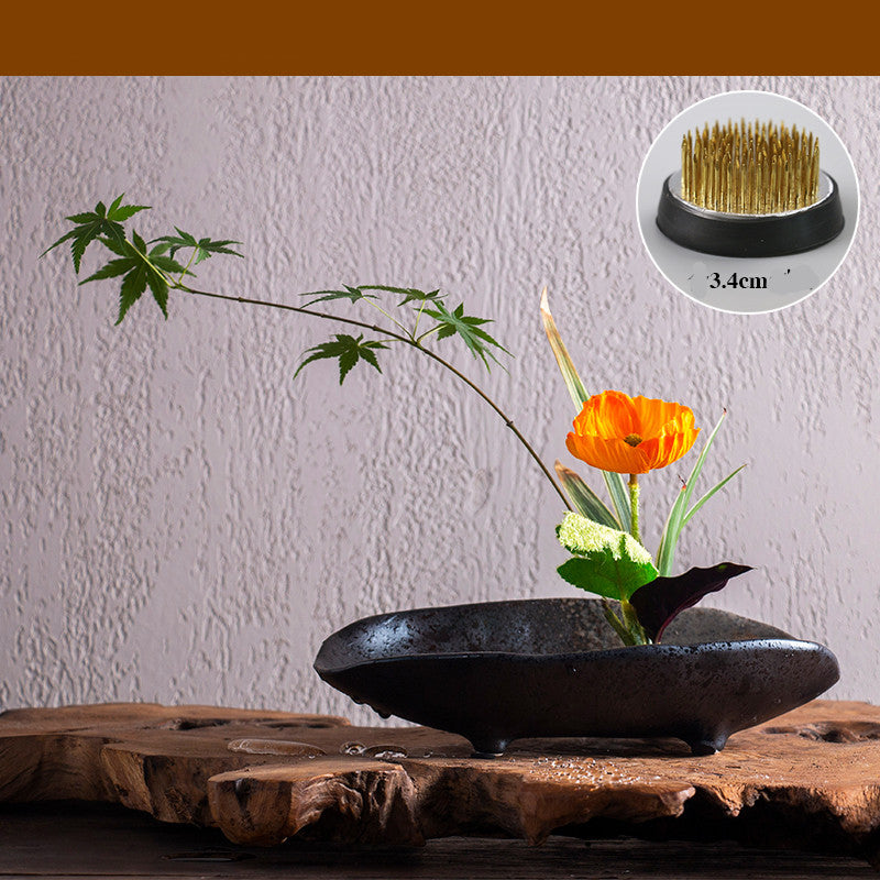 Household Jianshan Rectangular Ceramic Flower Plate