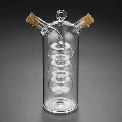 High temperature resistant glass kitchen oil-water separator