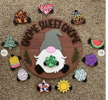 Home Creative Wooden Welcome Doorplate