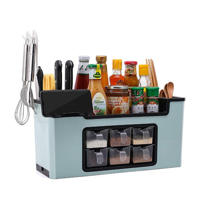 Vogue multi-functional kitchens, kitchens, kitchens, spice boxes and bottle suits, one piece of knife frame