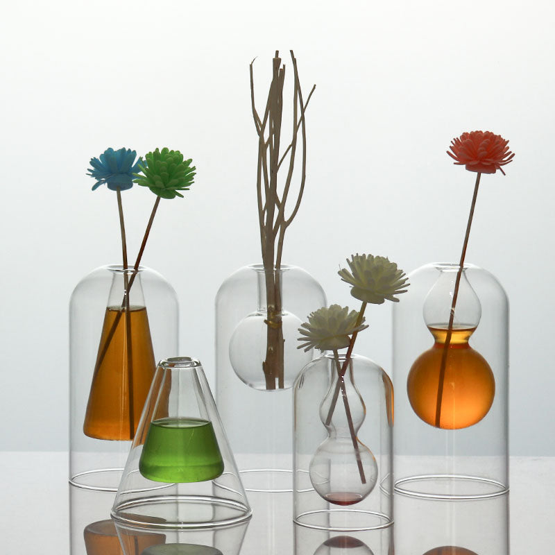 Aromatherapy Glass Bottle Household Rattan Ornaments