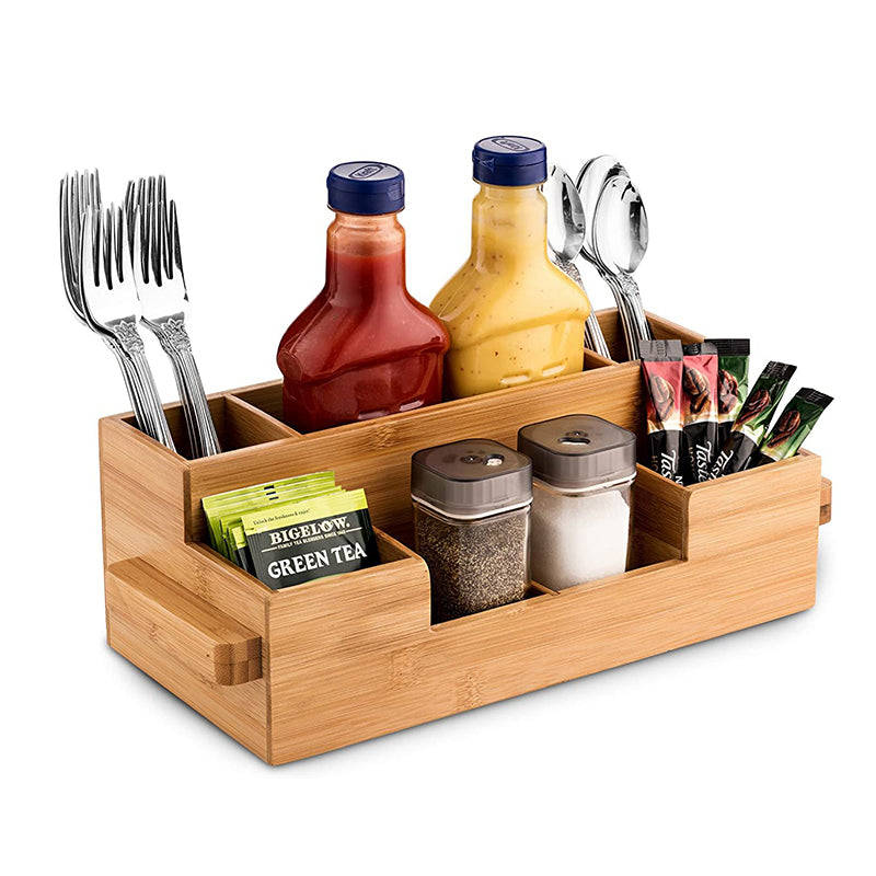 Soy Source Rack Soy Sauce Bottle Seasoning Jar Storage Kitchen Rack Bamboo Seasoning B ...