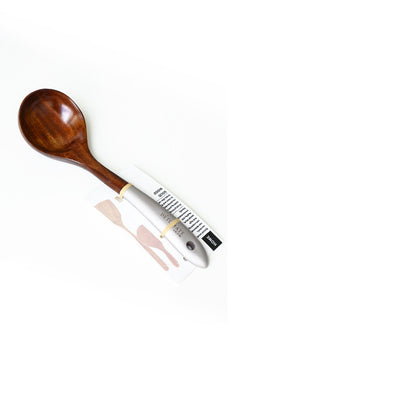 Simple Teak Lacquer Colorful Kitchen Utensils Soup Spoon Vegetable Shovel