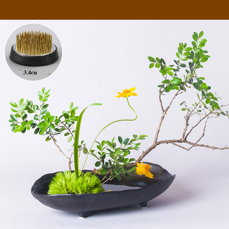 Household Jianshan Rectangular Ceramic Flower Plate