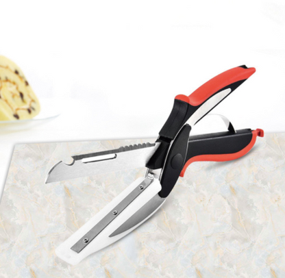 Multifunctional two-in-one kitchen scissors