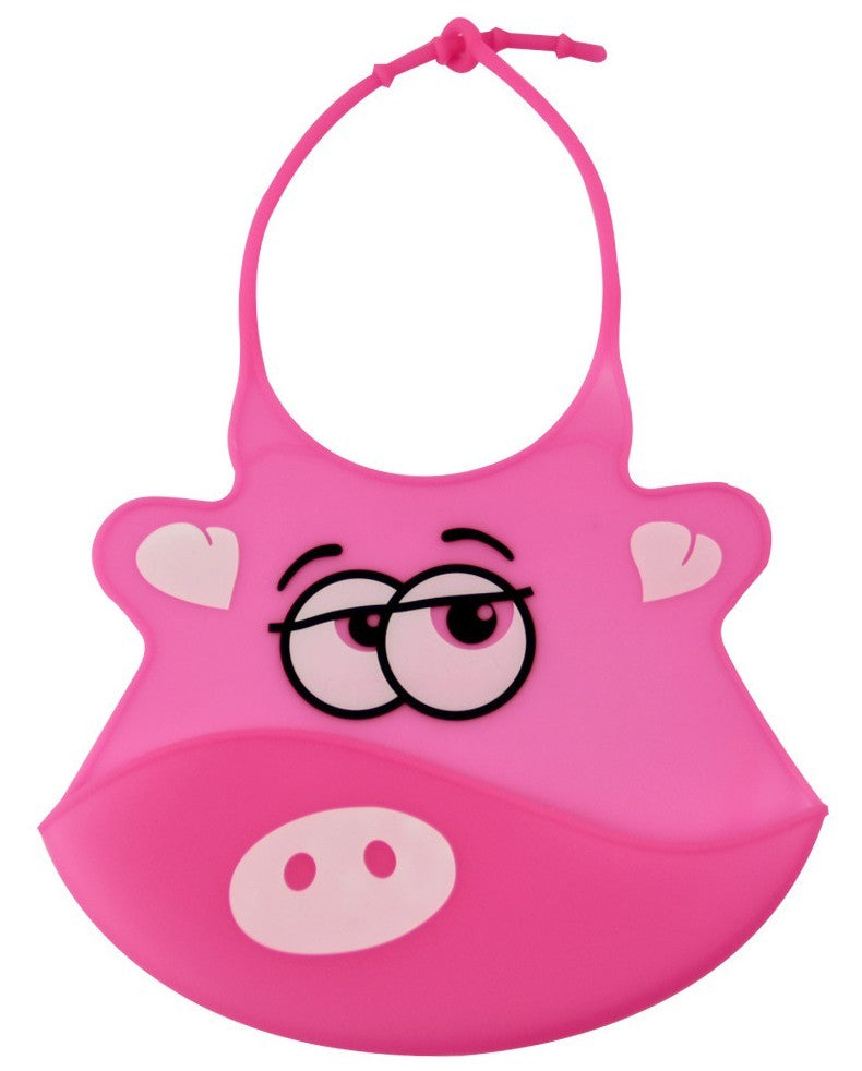 New Design Baby Bibs Waterproof Silicone Feeding Baby Saliva Towel Wholesale Newborn cartoon waterproof aprons Baby Bibs