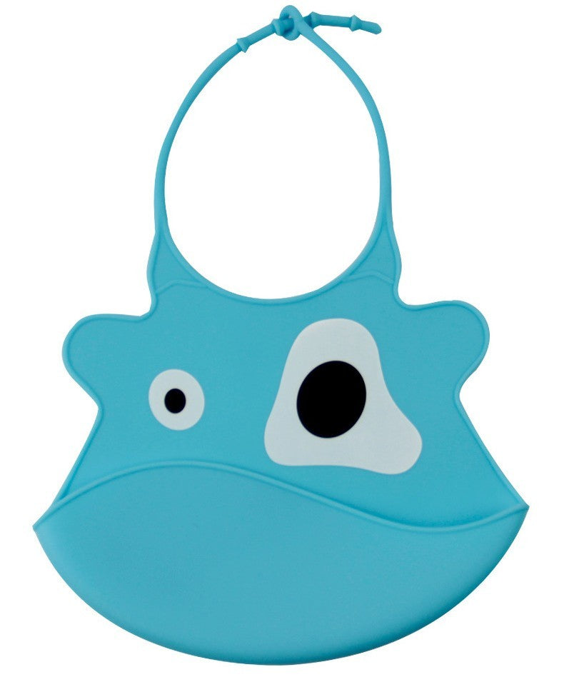 New Design Baby Bibs Waterproof Silicone Feeding Baby Saliva Towel Wholesale Newborn cartoon waterproof aprons Baby Bibs