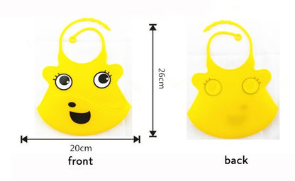 New Design Baby Bibs Waterproof Silicone Feeding Baby Saliva Towel Wholesale Newborn cartoon waterproof aprons Baby Bibs