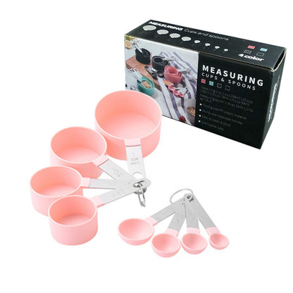 8-Piece Measuring Cup With Stainless Steel Handle